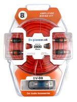 Набор кабелей для автоакустики DV-Pioneer.Ok DV-08 (8GA)