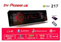 Магнитола DV-Pioneeir 217, радио, USB, TF, Bluetooth, AUX, пульт