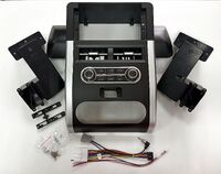 Рамка переходная NISSAN X-Trail T31, 2007-2015, 12.3", Wide стиль, с кнопками, с комплектом проводки, черно-серебристый