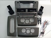 Рамка переходная NISSAN Tiida C11, 2004-2013, 12.3", Wide стиль, с кнопками, с комплектом проводки, серый