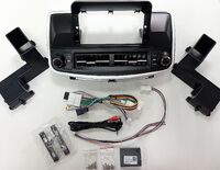 Рамка переходная NISSAN Teana J32, 2008-2014, 12.3", Wide стиль, с кнопками, с комплектом проводки, (A) комплектация, черный