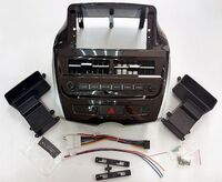 Рамка переходная MITSUBISHI ASX 1, 2010-2016, 12.3", Wide стиль, с кнопками, с комплектом проводки, черный