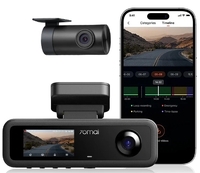Видеорегистратор 70mai dash cam T800E, 4K, 1.9'', GPS, Wi-Fi, Bluetooth, конденсатор, салонная камера, камера заднего вида